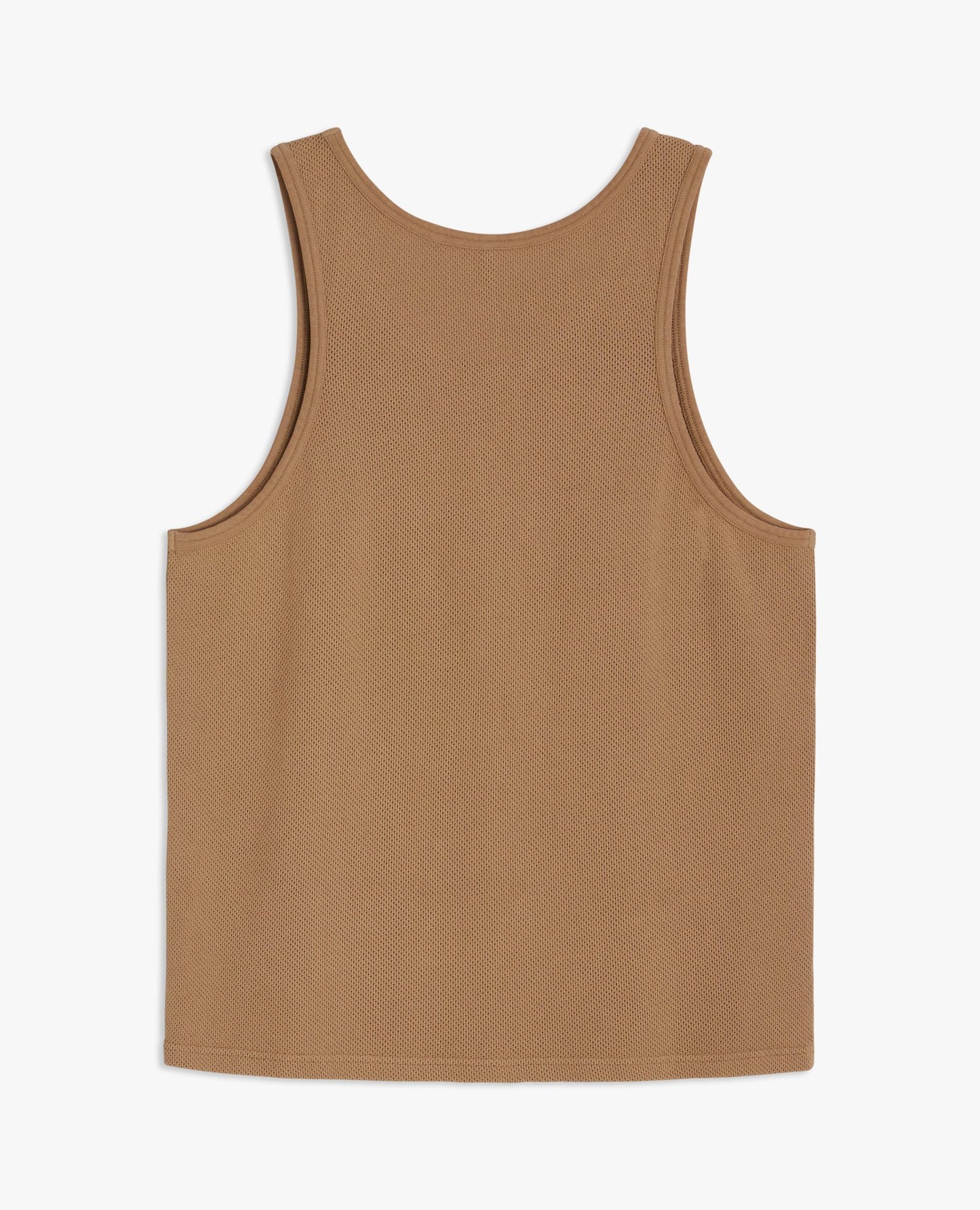MESH TANK TOP . KHAKI