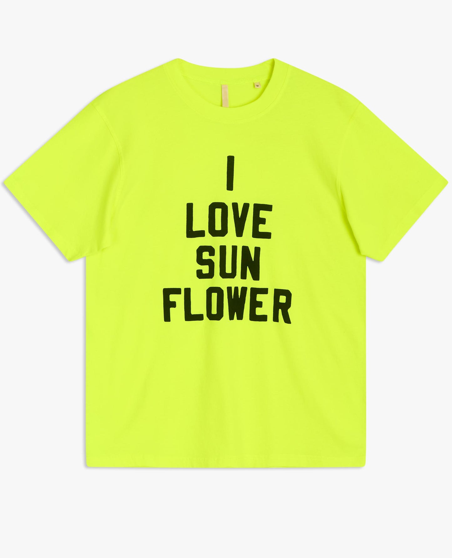 SPORT LOVE TEE . FLUO YELLOW
