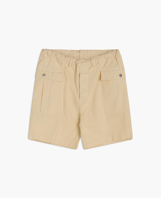 CARGO SHORTS . OFF WHITE