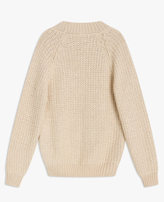 TAPE SWEATER . OFF WHITE
